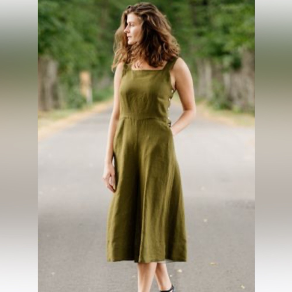 Son de flor pinafore jumpsuit size s